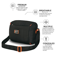 Comfortrek Waterproof Crossbody Sling Bag for Men & Women | Travel, Office, College, Daily Use Multipurpose Shoulder Bag | Compact, Lightweight, Anti Theft & Stylish