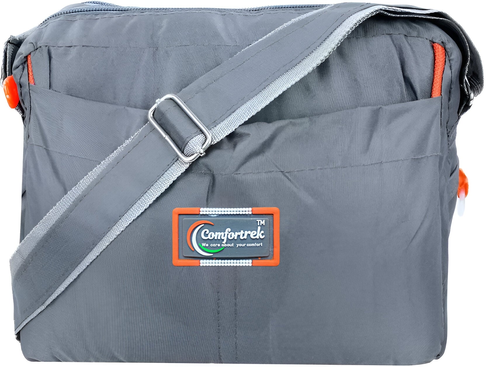 Comfortrek 10 Inch Stylish Waterproof Polyester Crossbody Sling Bag for Men & Women – Stylish Office and Travel Bag with Adjustable Strap, Compact Design and Smart Compartments